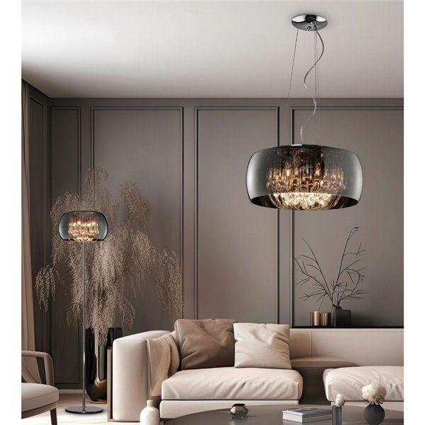 Lampe de plafond Moderne Vapore 6XG9 Trio