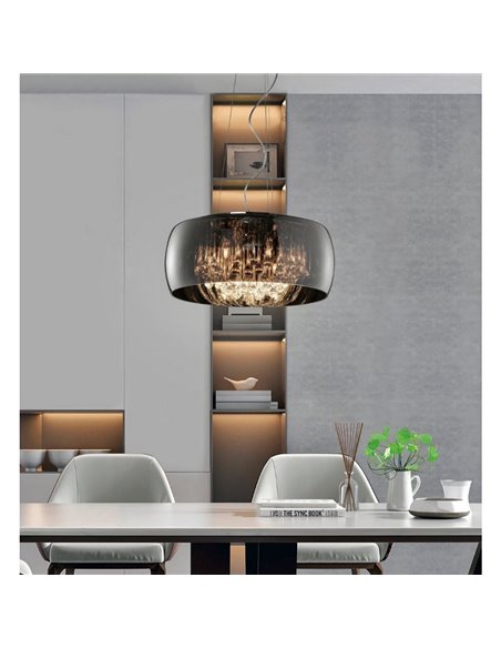 Lampe de plafond Moderne Vapore 6XG9 Trio