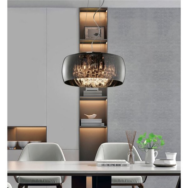 Lampe de plafond Moderne Vapore 6XG9 Trio