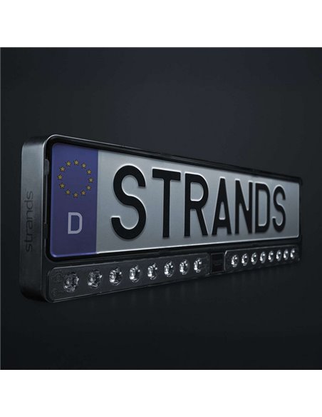 Barre LED avec support de plaque d'immatriculation NUUK E-LINE DUO 2X10″ 8350Lm portée 440m ECE R149