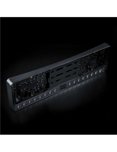 Barre LED avec support de plaque d'immatriculation NUUK E-LINE DUO 2X10″ 8350Lm portée 440m ECE R149