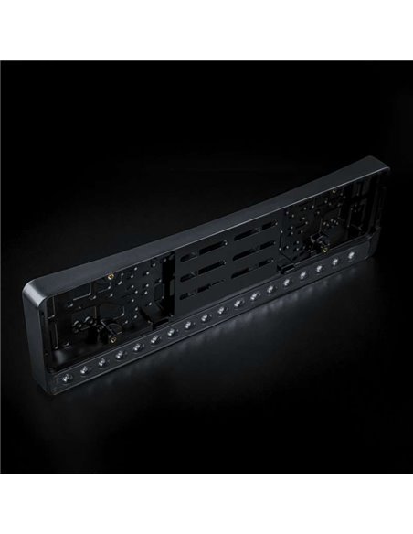 Soporte para matrícula con doble barra LED homologada NUUK E-LINE 20″ 8100Lm alcance 440m 110W IP69K DT-3 ECE R149