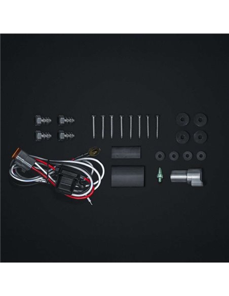 Soporte para matrícula con doble barra LED homologada NUUK E-LINE 20″ 8100Lm alcance 440m 110W IP69K DT-3 ECE R149