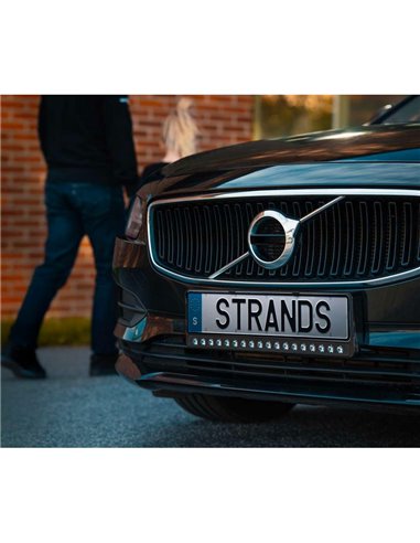 Soporte para matrícula con doble barra LED homologada NUUK E-LINE 20″ 8100Lm alcance 440m 110W IP69K DT-3 ECE R149