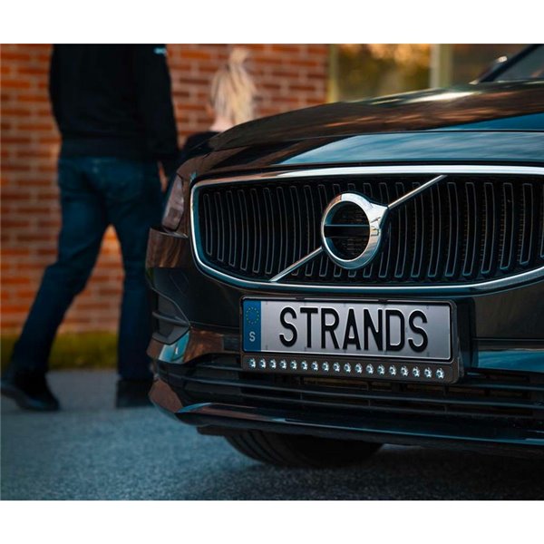 Soporte para matrícula con doble barra LED homologada NUUK E-LINE 20″ 8100Lm alcance 440m 110W IP69K DT-3 ECE R149