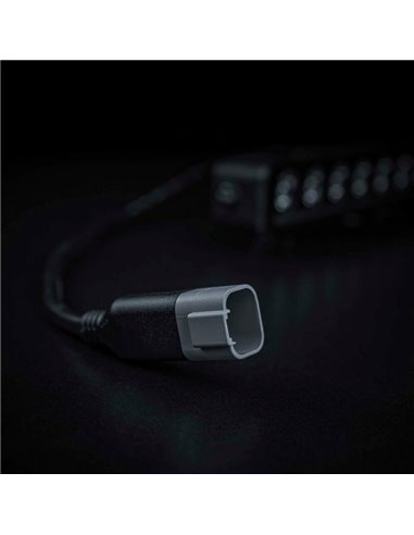 Barra de LED NUUK D-LINE 10" de comprimento 266 mm 5500Lm 5000K 376m 60W IP69K âmbar/branco aprovado ECE R148/R149