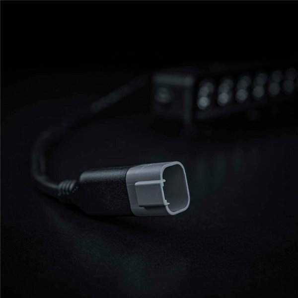 Barra de LED NUUK D-LINE 10" de comprimento 266 mm 5500Lm 5000K 376m 60W IP69K âmbar/branco aprovado ECE R148/R149