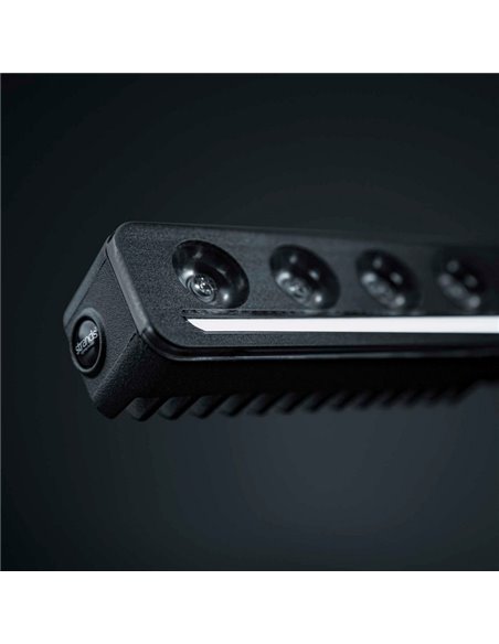 Barra LED NUUK D-LINE 10" largo 266 mm 5500Lm 5000K 376m 60W IP69K ámbar/blanca homologada ECE R148/R149