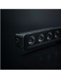 Barra LED NUUK D-LINE 10" largo 266 mm 5500Lm 5000K 376m 60W IP69K ámbar/blanca homologada ECE R148/R149