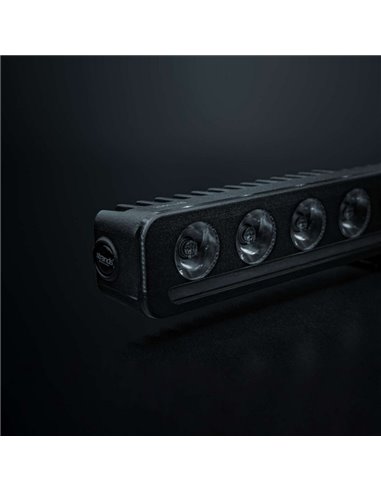 Barra LED NUUK D-LINE 10" largo 266 mm 5500Lm 5000K 376m 60W IP69K ámbar/blanca homologada ECE R148/R149