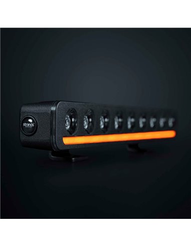 Barra de LED NUUK D-LINE 10" de comprimento 266 mm 5500Lm 5000K 376m 60W IP69K âmbar/branco aprovado ECE R148/R149