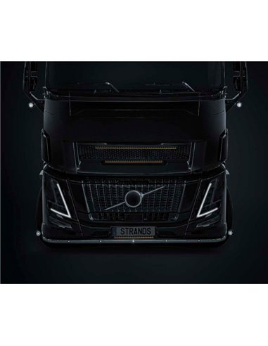 Barra LED NUUK D-LINE 10" largo 266 mm 5500Lm 5000K 376m 60W IP69K ámbar/blanca homologada ECE R148/R149