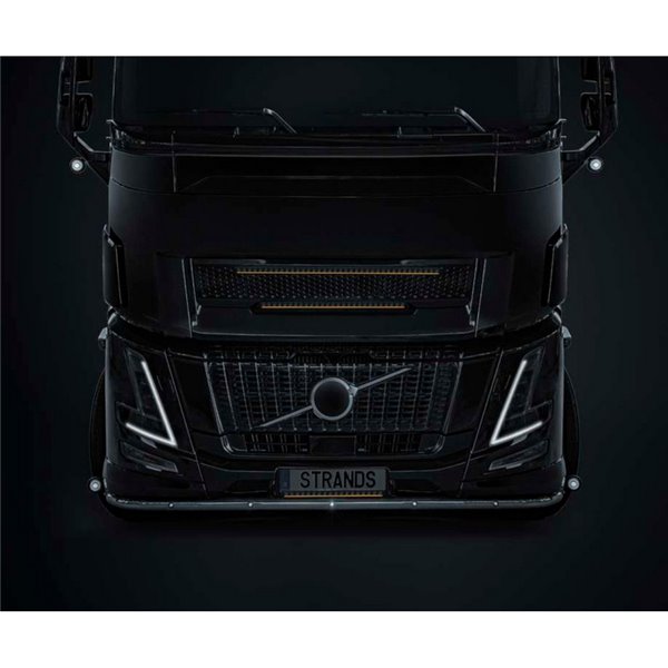 Barra LED NUUK D-LINE 10" largo 266 mm 5500Lm 5000K 376m 60W IP69K ámbar/blanca homologada ECE R148/R149