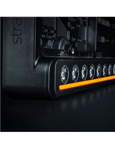 Suporte de placa com barra de LED homologada NUUK D-LINE 20" 9600Lm 5000K 492m 125W IP69K ECE R148/R1 2