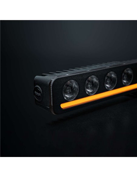 Barre LED NUUK D-Line 20" 9600 lm 5000 K 492 m 125 W IP69K, feu de position ambre/blanc, homologué ECE R148/R149