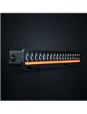 Barra LED NUUK D-Line 20" 9600Lm 5000K 492m 125W IP69K luz de posición ámbar/blanca homologada ECE R148/R149