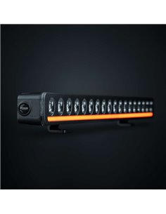 Barra de LED NUUK D-Line 20" 9600Lm 5000K 492m 125W IP69K Luz de posição âmbar/branca com aprovação ECE R148/R149