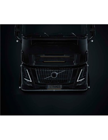 Barra LED NUUK D-Line 20" 9600Lm 5000K 492m 125W IP69K luz de posición ámbar/blanca homologada ECE R148/R149