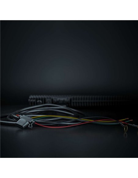 Barra de LED NUUK D-Line 20" 9600Lm 5000K 492m 125W IP69K Luz de posição âmbar/branca com aprovação ECE R148/R149