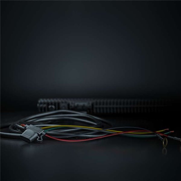 Barra de LED NUUK D-Line 30" 15500Lm 5000K 556m 165W IP69K Luz de posição âmbar/branca aprovada pela ECE R148/R149