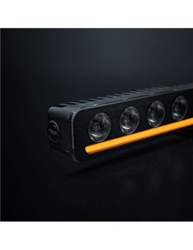 Barre LED NUUK D-Line 30" 15 500 lm 5 000 K 556 m 165 W IP69K Feu de position ambre/blanc homologué ECE R148/R149