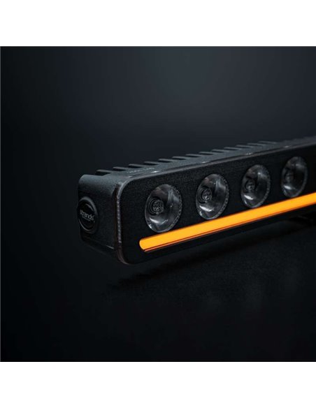 Barre LED NUUK D-Line 30" 15 500 lm 5 000 K 556 m 165 W IP69K Feu de position ambre/blanc homologué ECE R148/R149