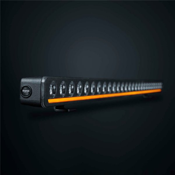 Barra de LED NUUK D-Line 30" 15500Lm 5000K 556m 165W IP69K Luz de posição âmbar/branca aprovada pela ECE R148/R149