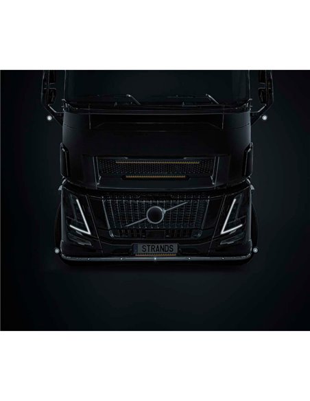 Barra de LED NUUK D-Line 30" 15500Lm 5000K 556m 165W IP69K Luz de posição âmbar/branca aprovada pela ECE R148/R149