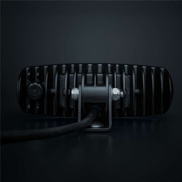 Luz LED de marcha atrás NUUK E-Line Black R 1350Lm 5000K 24m 13W IP69K homologada ECE R23