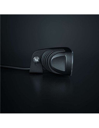 Luz LED de marcha atrás NUUK E-Line Black R 1350Lm 5000K 24m 13W IP69K homologada ECE R23