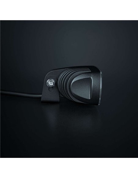 Luz LED de marcha atrás NUUK E-Line Black R 1350Lm 5000K 24m 13W IP69K homologada ECE R23