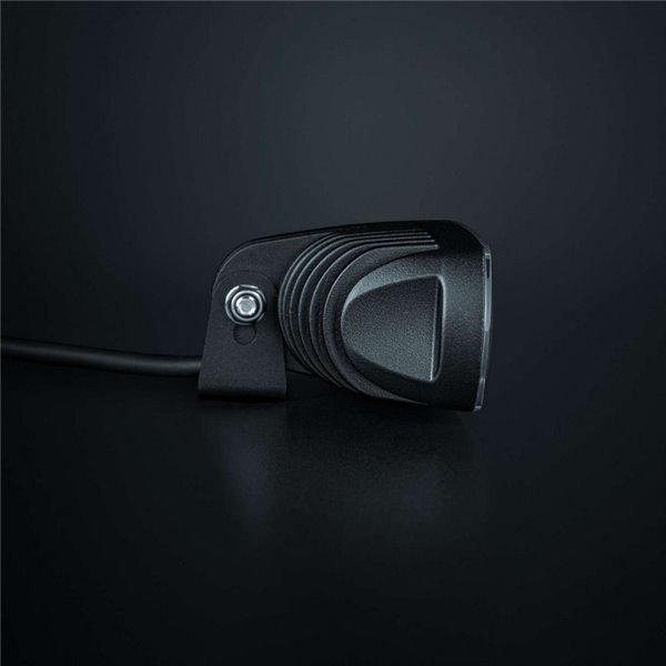 Luz LED de marcha atrás NUUK E-Line Black R 1350Lm 5000K 24m 13W IP69K homologada ECE R23