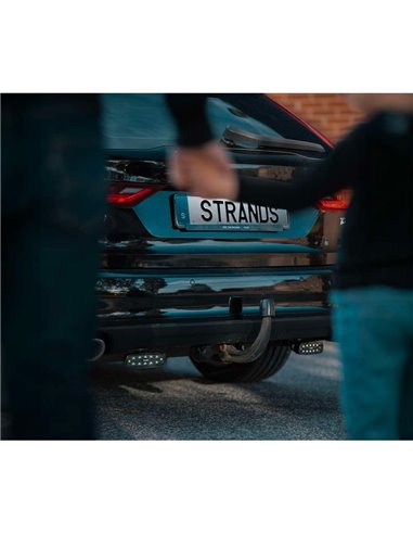 Luz LED de marcha atrás NUUK E-Line Black R 1350Lm 5000K 24m 13W IP69K homologada ECE R23