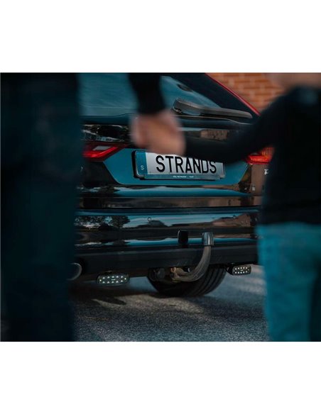 Luz LED de marcha atrás NUUK E-Line Black R 1350Lm 5000K 24m 13W IP69K homologada ECE R23