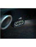 Luz LED de marcha atrás NUUK E-Line Black R 1350Lm 5000K 24m 13W IP69K homologada ECE R23