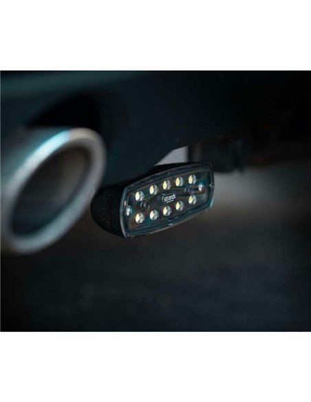 Luz LED de marcha atrás NUUK E-Line Black R 1350Lm 5000K 24m 13W IP69K homologada ECE R23