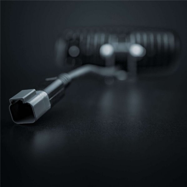 Luz LED de marcha atrás NUUK E-Line Black R 1350Lm 5000K 24m 13W IP69K homologada ECE R23