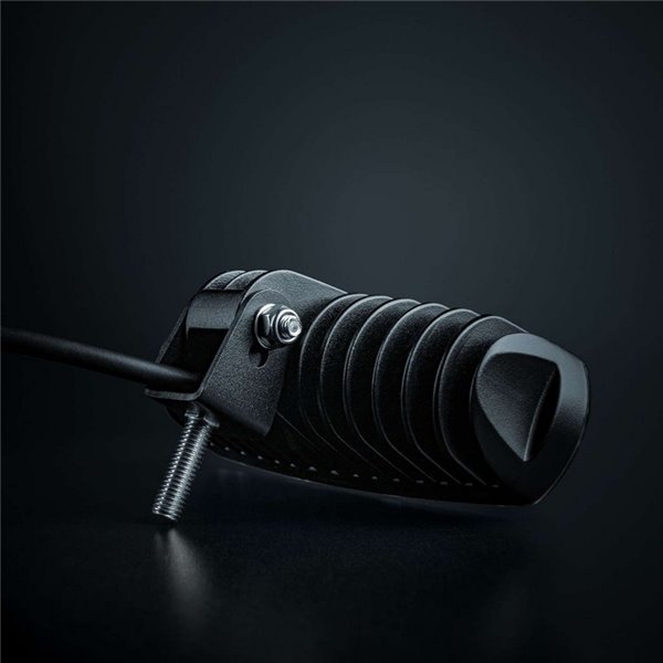 Luz LED de marcha atrás NUUK E-Line Black R 1350Lm 5000K 24m 13W IP69K homologada ECE R23