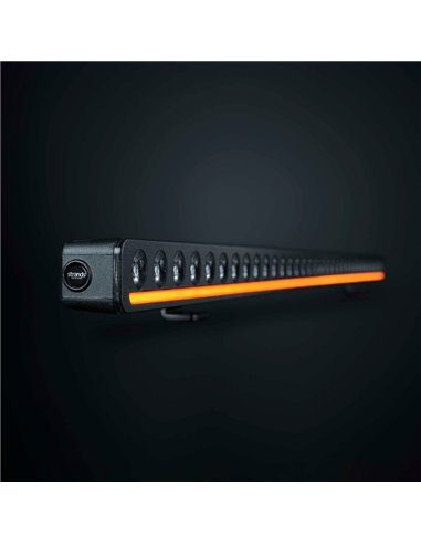 Barra LED NUUK D-Line 40" 19600Lm 5000K 580m 200W IP69K ámbar/blanca homologada ECE R148/R149