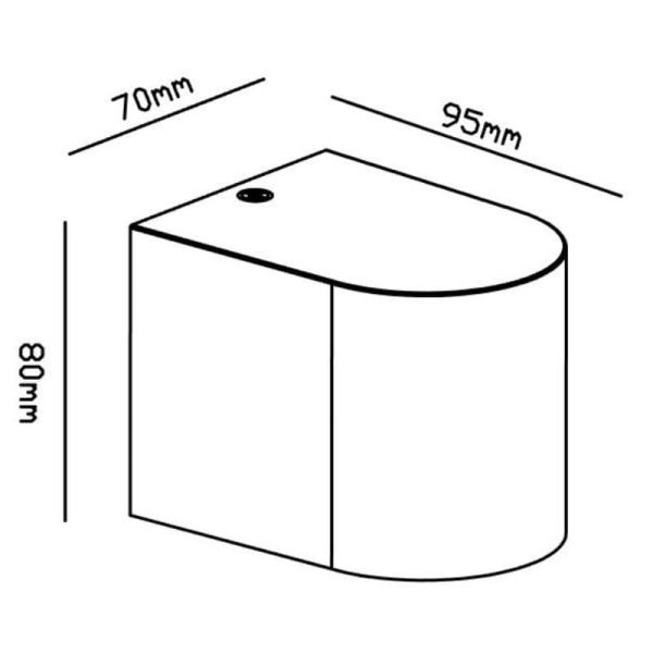 Aplique exterior KANDANCHÚ 6512 6513 7039 7472 Mantra medidas | LeonLeds