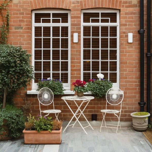 Aplique exterior KANDANCHÚ 6513 blanco Mantra ambiente| LeonLeds