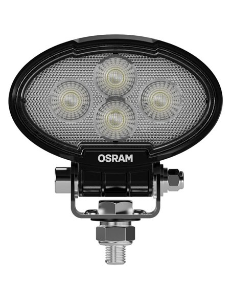 Foco de trabajo LED delantera/trasera, LEDriving OVAL WL VX100‑WD luz amplia, 17W 6000K 1500Lm, alcance 50m