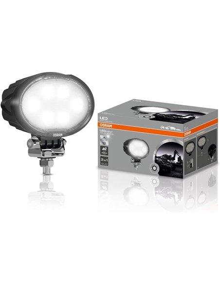 Foco de trabajo LED delantera/trasera LEDriving OVAL WL VX150‑WD gran anchura, 28W 6000K 2300Lm, alcance 69m