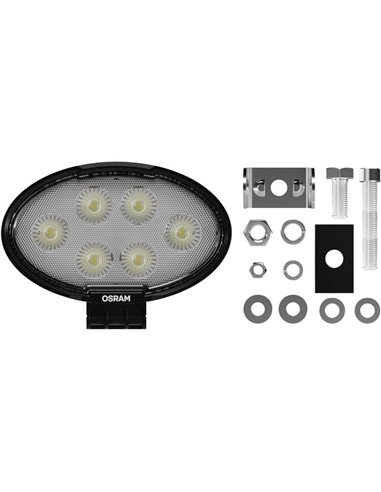 Foco de trabajo LED delantera/trasera LEDriving OVAL WL VX150‑WD gran anchura, 28W 6000K 2300Lm, alcance 69m