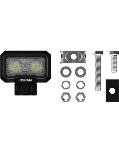 Barra LED rectangular de trabajo delantera/trasera LEDriving WL VX80‑WD haz ancho, 10W 6000K 800Lm, alcance 39m