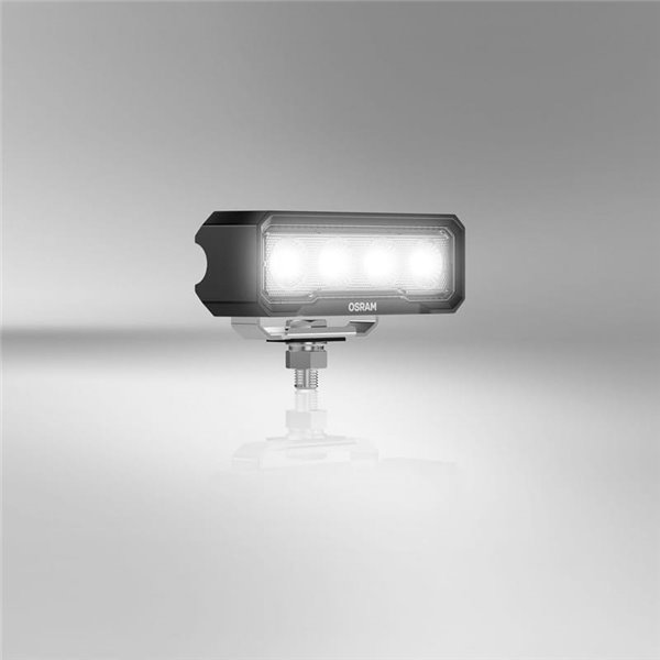 Barra de trabajo delantera/trasera LEDriving OSRAM WL VX125‑WD alta cobertura, 18W 6000K, 1500Lm, alcance 48m