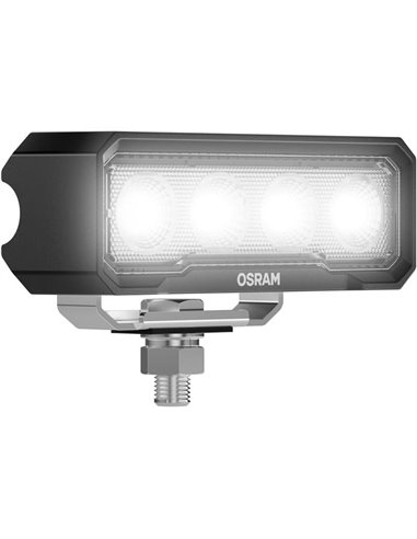 Barra de trabajo delantera/trasera LEDriving OSRAM WL VX125‑WD alta cobertura, 18W 6000K, 1500Lm, alcance 48m