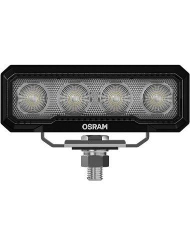 Barra de trabajo delantera/trasera LEDriving OSRAM WL VX125‑WD alta cobertura, 18W 6000K, 1500Lm, alcance 48m