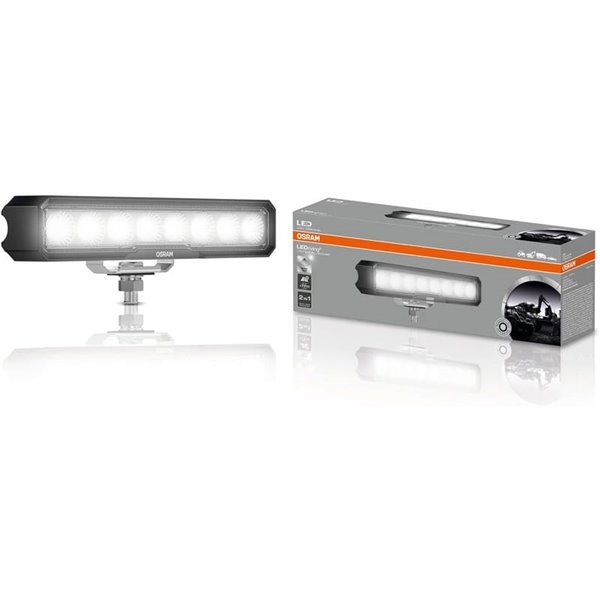 Barra de trabalho frontal/traseira LEDriving WL VX250-WD com cobertura extra, 36 W, 6000 K, 3000 Lm, alcance de 72 m, largura de