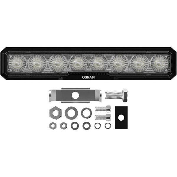 Barra de trabajo delantera/trasera LEDriving WL VX250‑WD cobertura extra, 36W 6000K 3000Lm, 72m de alcance, 243mm ancho
